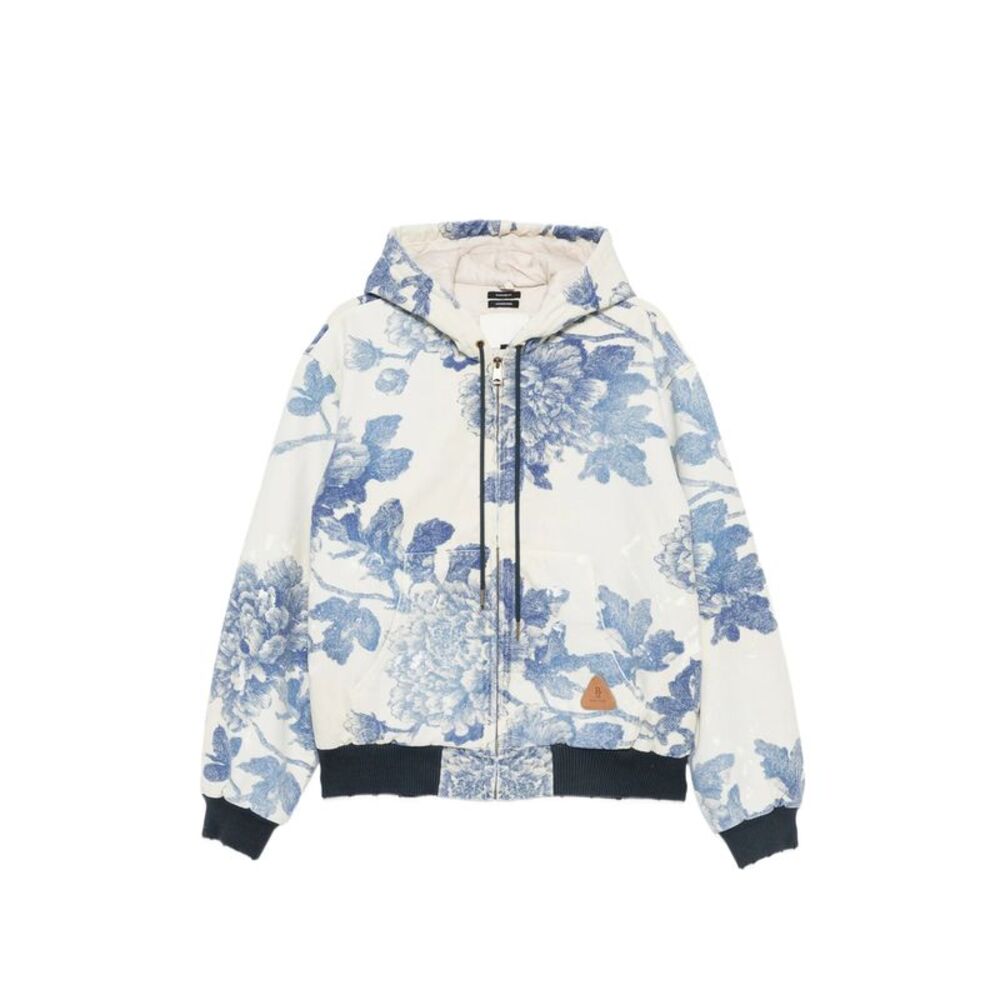 R13 White Jackets - Hooded Jackets Men